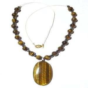 Hematite & Tiger's Eye Necklace